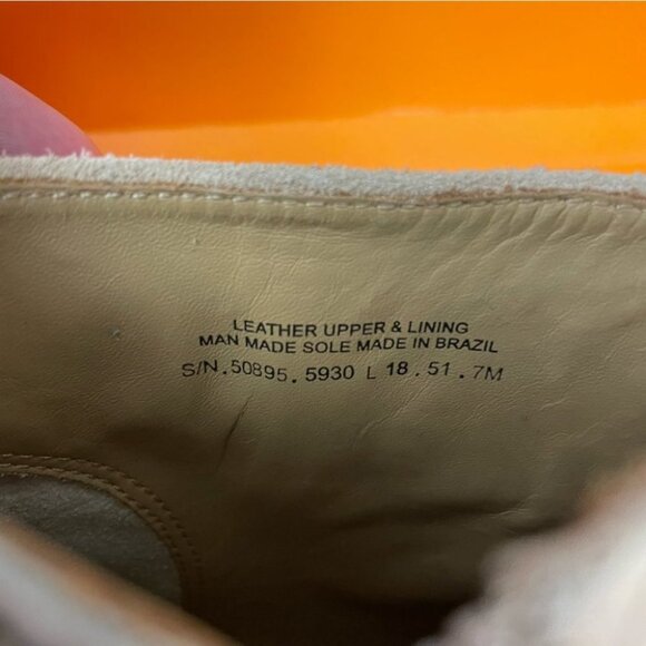 Tory Burch Boots Ankle Tan NWT Sofia Fall Leather Suede Winter Heel Sz 7 - Picture 8 of 8